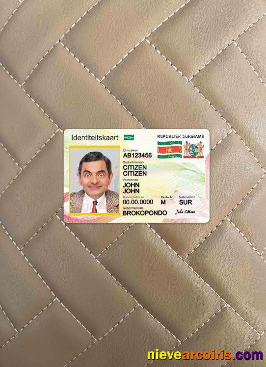 Suriname ID card photolook